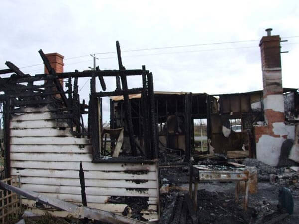 Major house ruins after fire
