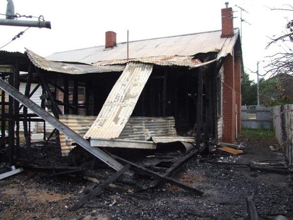 Fire damage