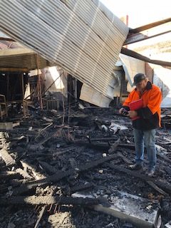 Investigating fire causes